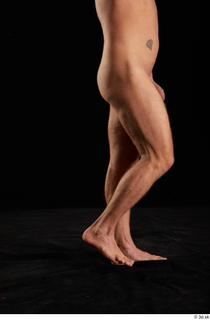 Herbert 1 10years calf flexing nude side view 0001.jpg